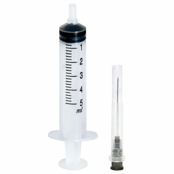 Şafak Enjektör 5 cc 3 Parça Siyah Enjektör